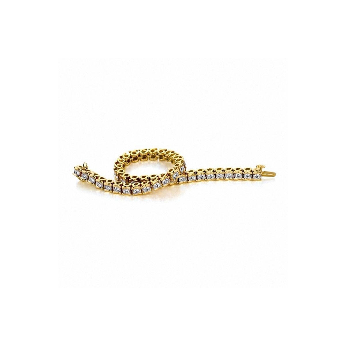 Bracciale Oro Giallo Modello Damiani con diamanti