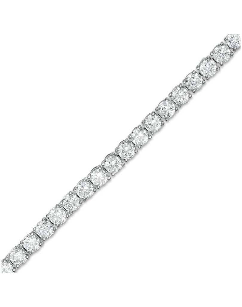 Bracciale Oro Bianco Modello Tiffany con diamanti