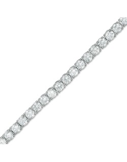 Bracciale Oro Bianco Modello Tiffany con diamanti