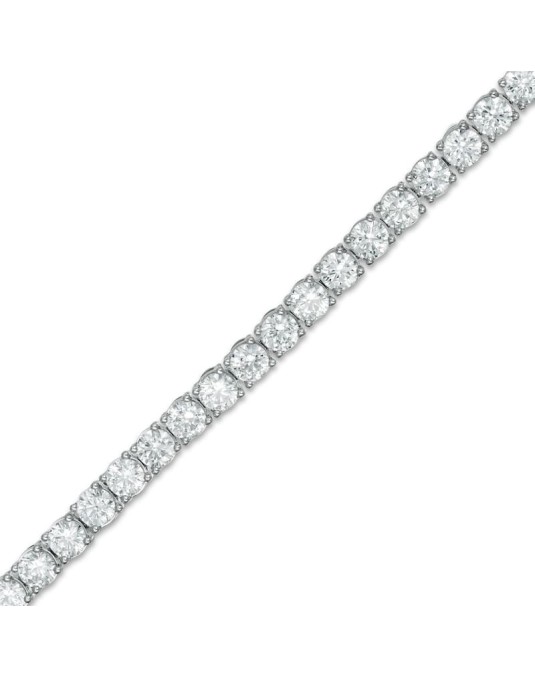 Bracciale Oro Bianco Modello Bulgari con diamanti