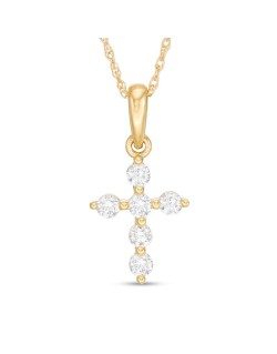 Pendente Croce Con Diamanti 1.20 carati