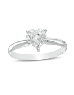 Solitario Diamante Cuore di 0.50 carati