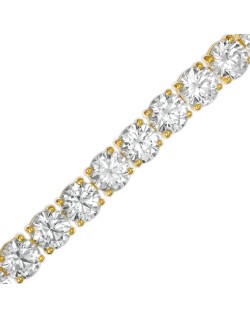 Braccialetto Oro Giallo Modello Bulgari con diamanti