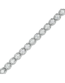 Braccialetto Oro Bianco Modello Damiani con diamanti
