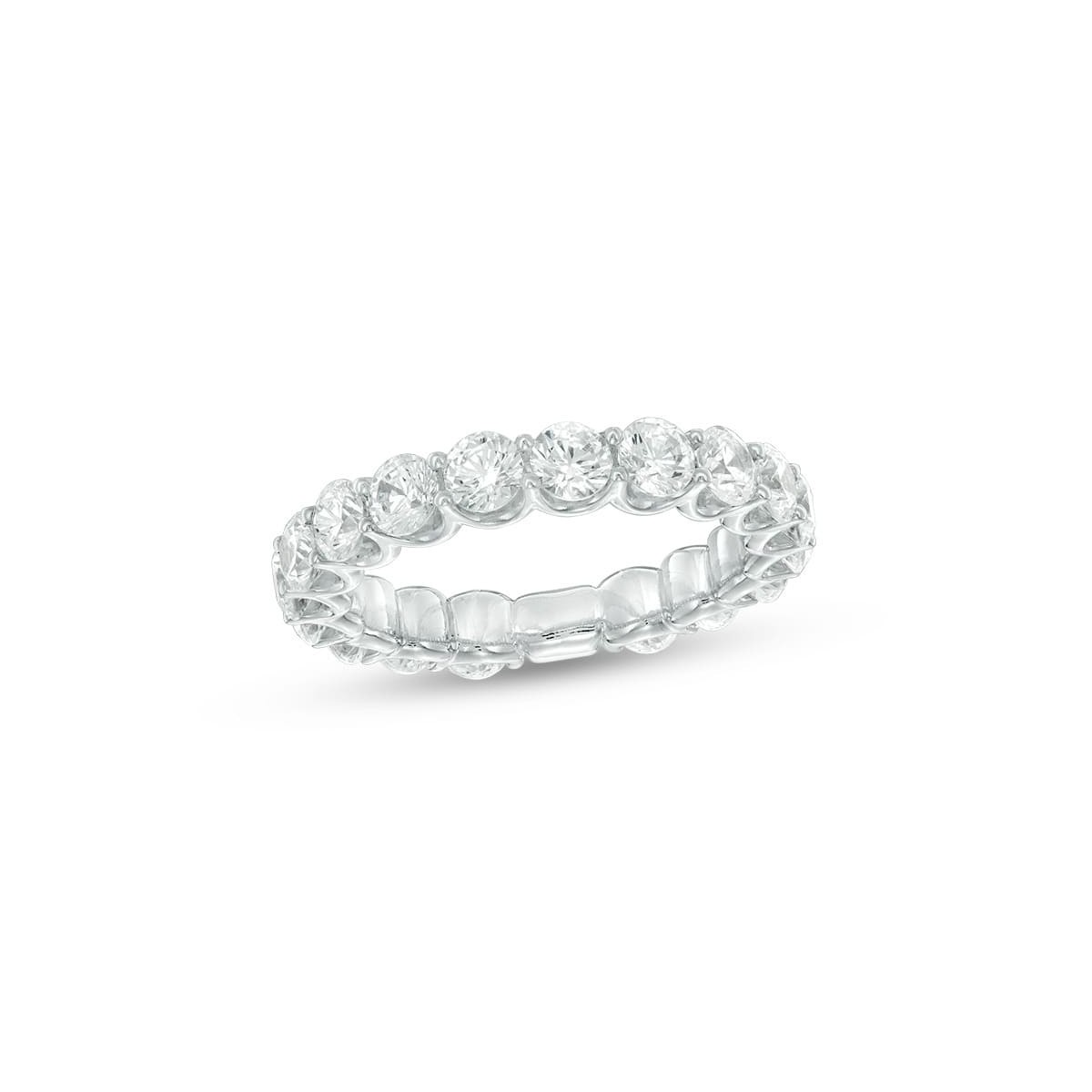 Anello Platino Modello Eternity con diamanti
