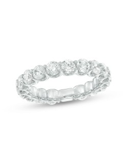Anello Platino Modello Eternity con diamanti