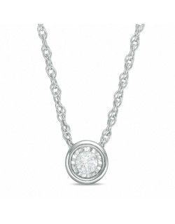 Pendente Platino Modello Bulgari con diamante