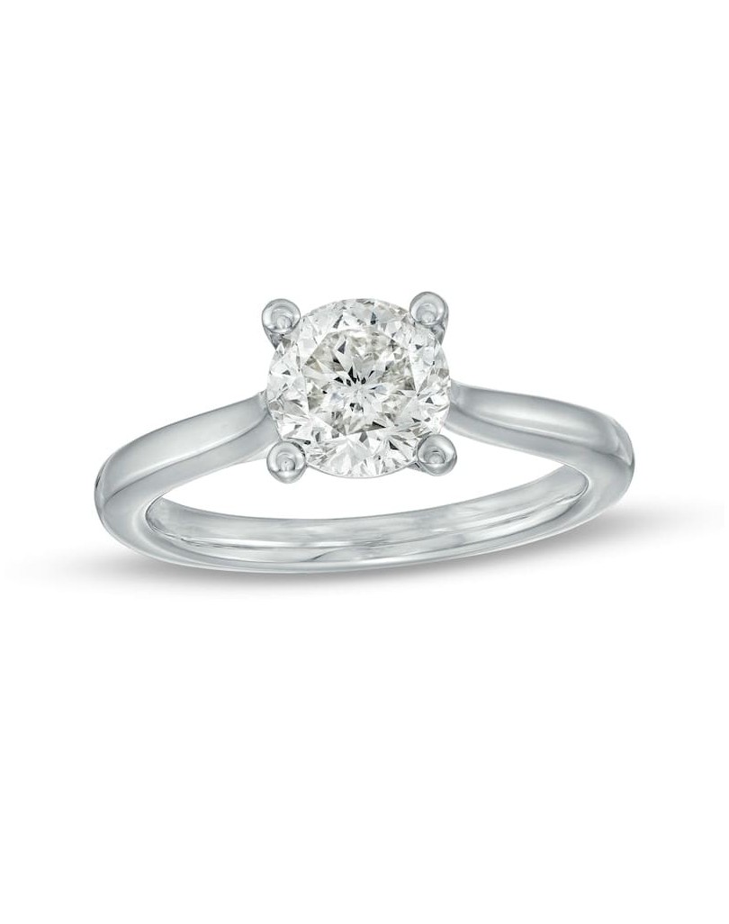 Anello Anniversario Modello Tiffany con Diamante