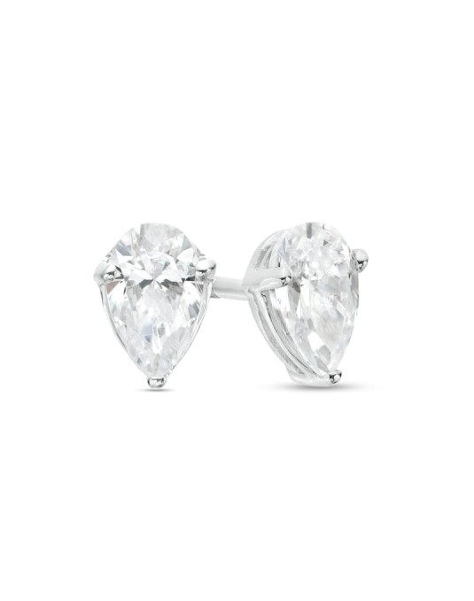 Punti Luce Platino Diamanti Pear Naturali