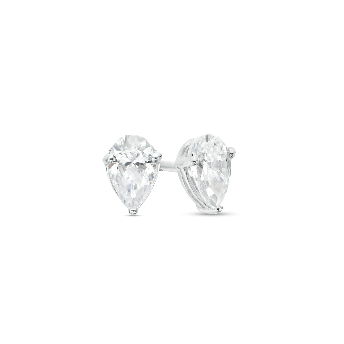 Punti Luce Platino Diamanti Pear Naturali