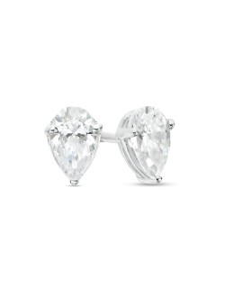 Punti Luce Platino Diamanti Pear Naturali