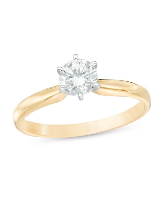 Solitario Anello Donna con Diamante