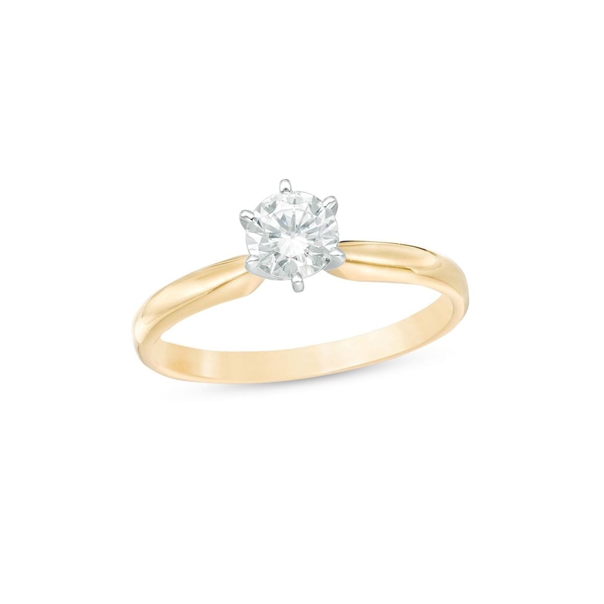 Solitario Anello Donna con Diamante