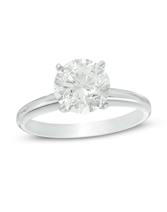 Solitario Modello Recarlo in Oro Bianco 18k