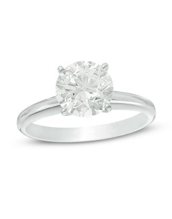 Solitario Modello Recarlo in Oro Bianco 18k