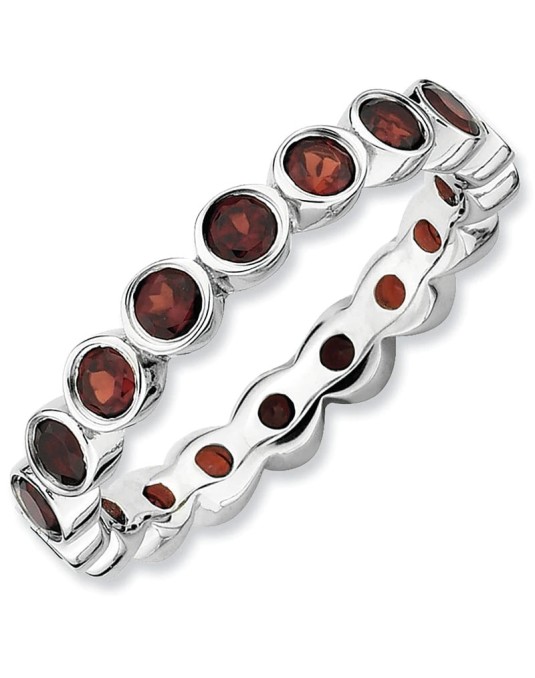 Eternity Rubini Modello Bulgari 4 carati