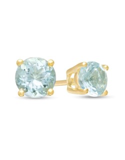 Orecchini Con Acquamarine di 1 carato