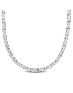Collana Modello Tennis con Diamanti