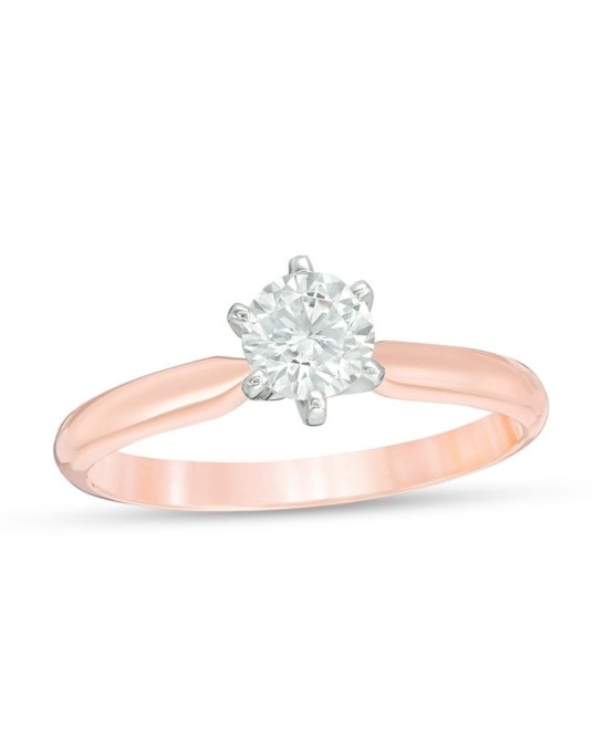 Anello Fidanzamento Modello Kimberly con diamante