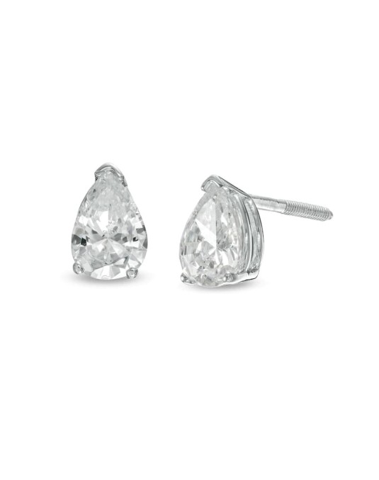 Orecchini Platino Modello Stroili con Diamanti