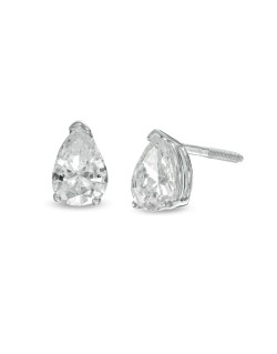 Orecchini Platino Modello Recarlo con Diamanti