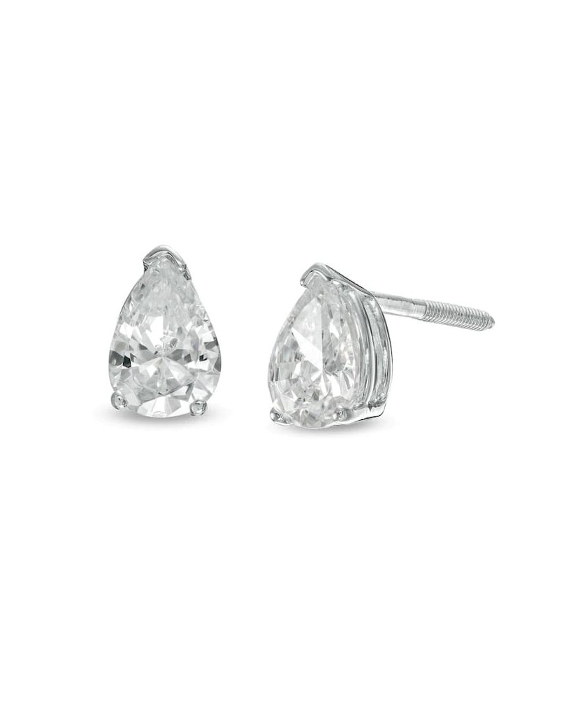 Orecchini Platino Modello Kimberly con Diamanti