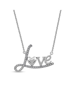 Ciondolo Love Oro Bianco 18k