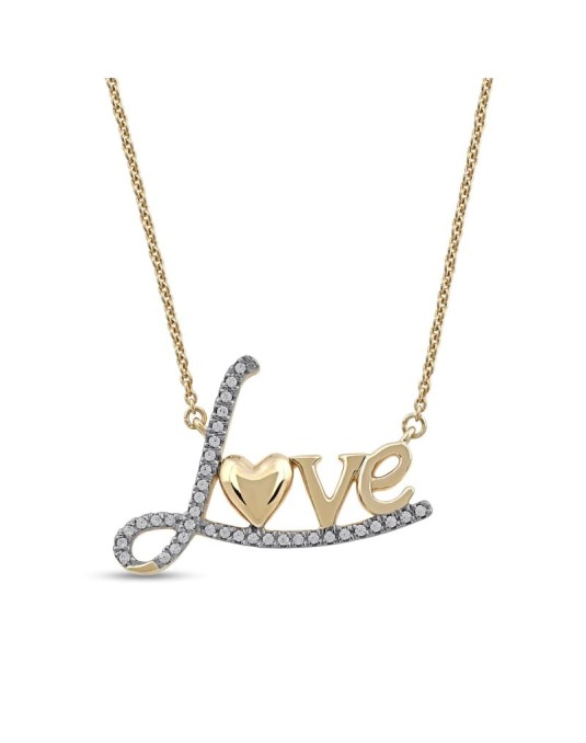 Ciondolo Love Oro Giallo 18k