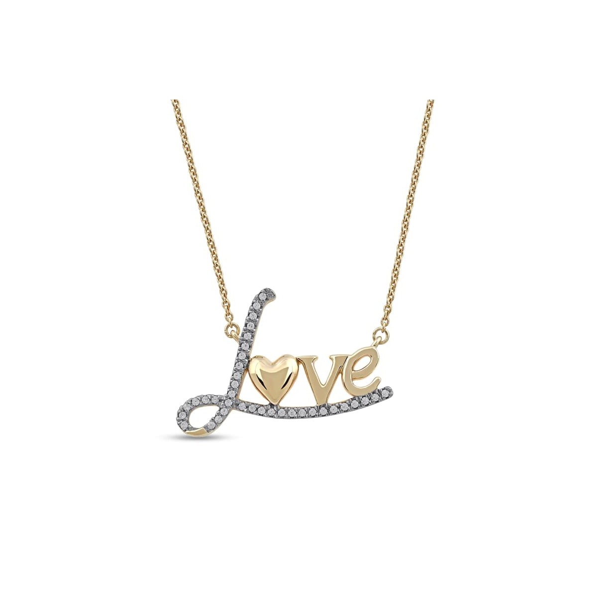 Ciondolo Love Oro Giallo 18k