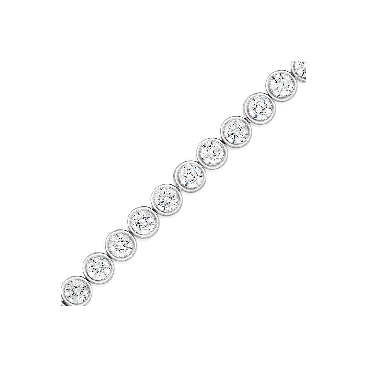 Bracciale Tennis Modello Scermino con diamanti