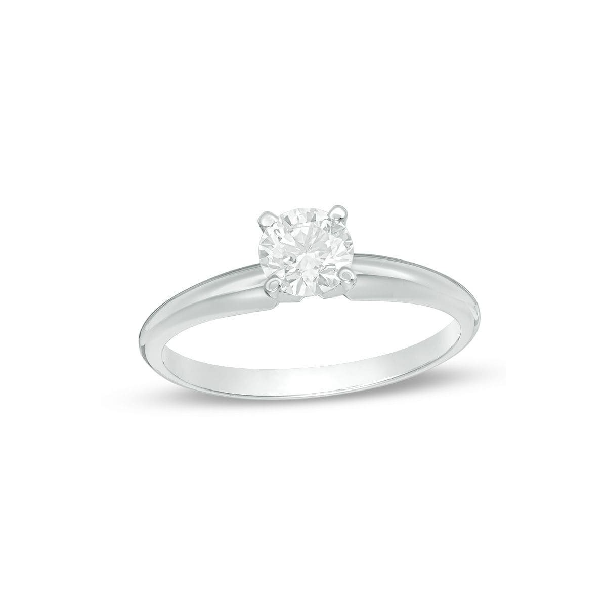 Solitario Modello Scermino con diamante