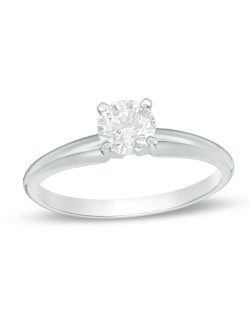 Solitario Modello Scermino con diamante
