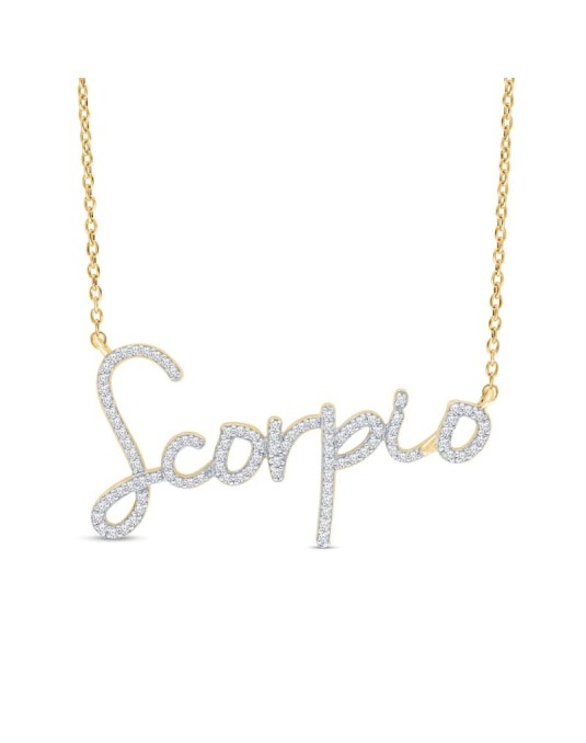 Ciondolo Scorpione con diamanti