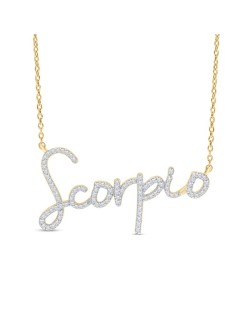 Ciondolo Scorpione con diamanti