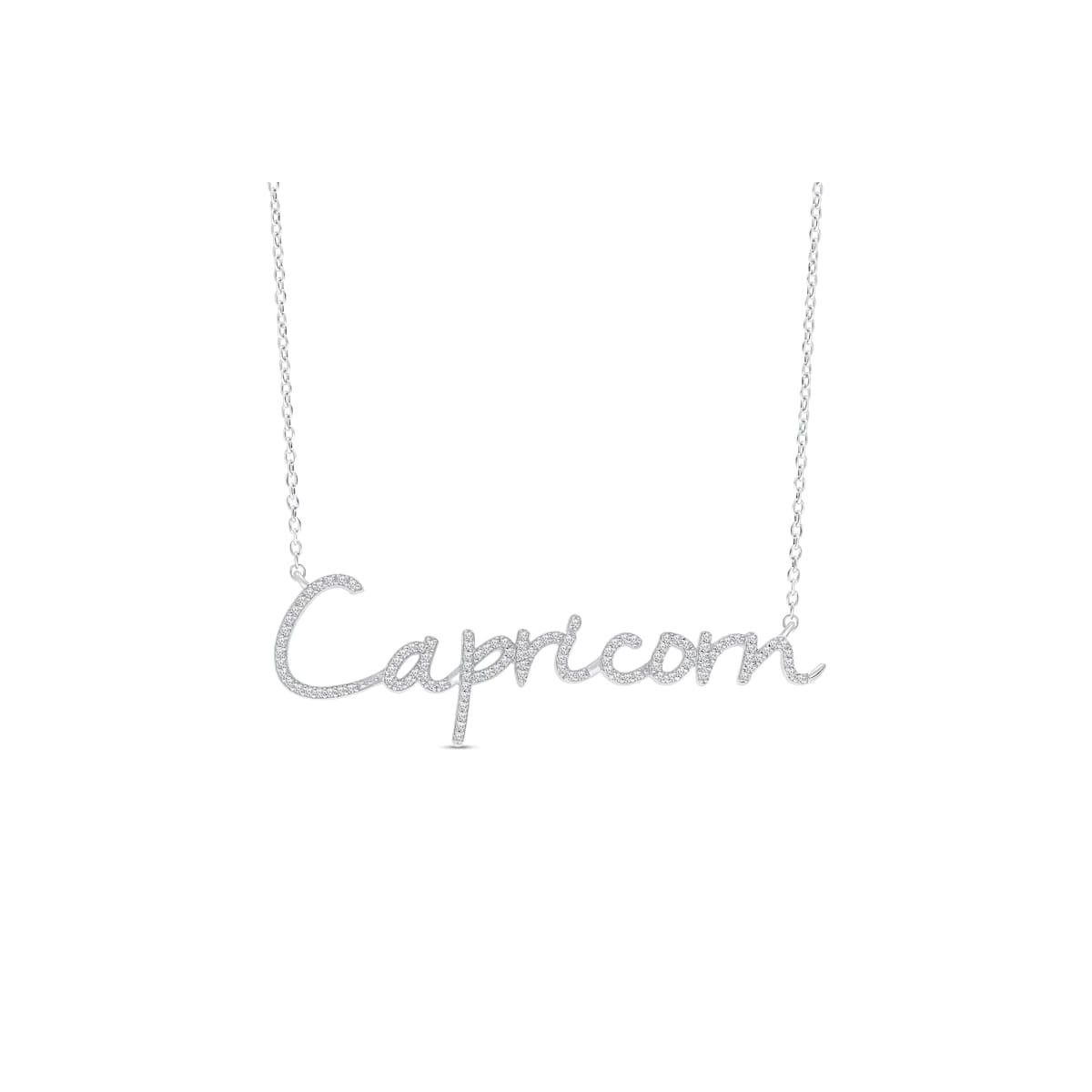 Ciondolo Capricorno con diamanti
