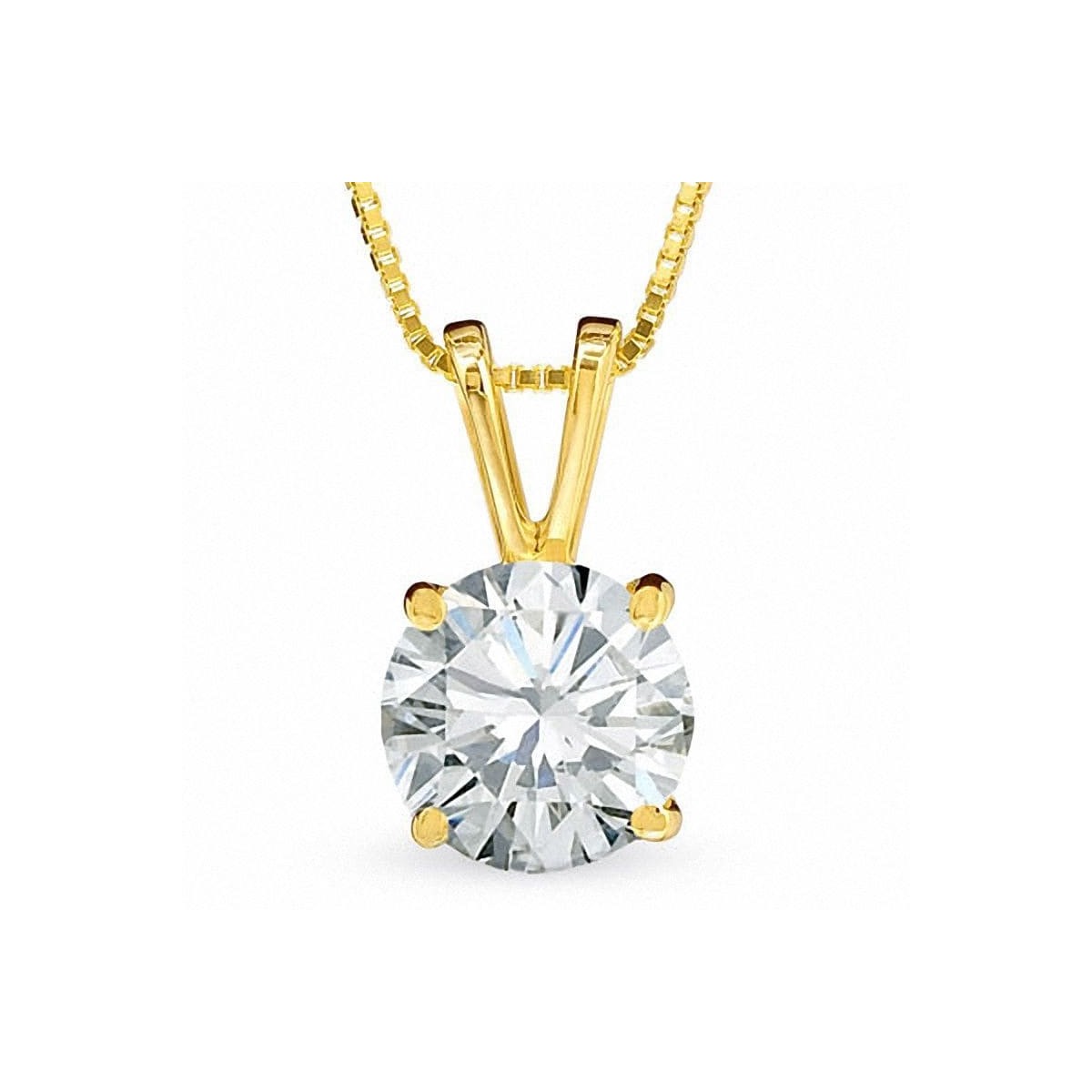 Ciondolo Oro Giallo Modello Scermino con diamante