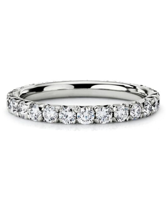 Eternity Oro Bianco con diamanti