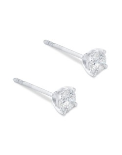 Orecchini Modello Swarovski in Oro Bianco