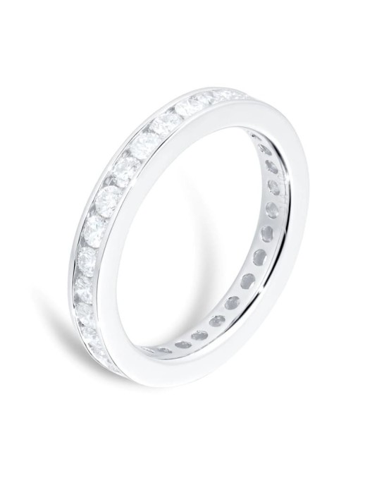 Anello Eternity Modello Edenly con Diamanti