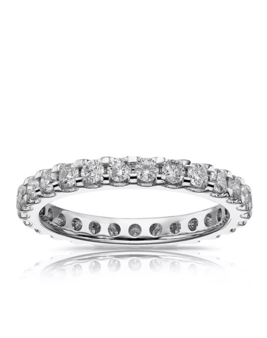 Anello Eternity Fidanzamento con Diamanti