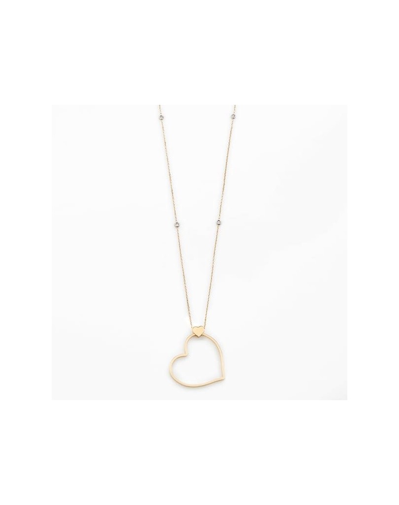 Collana Lunga Unoaerre con Diamanti