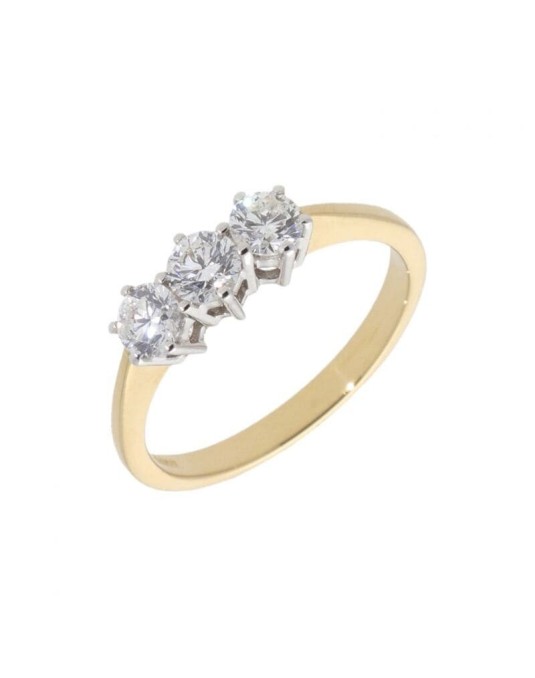 Anello Trilogy Modello Graff con Diamanti