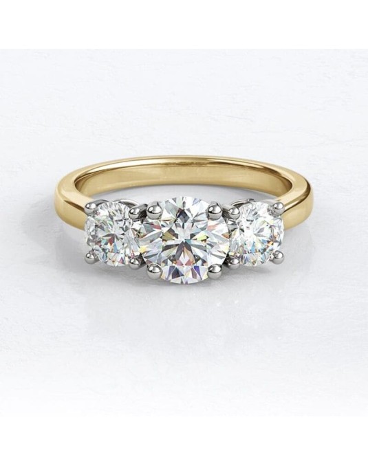 Anello Trilogy Modello Hermes con Diamanti