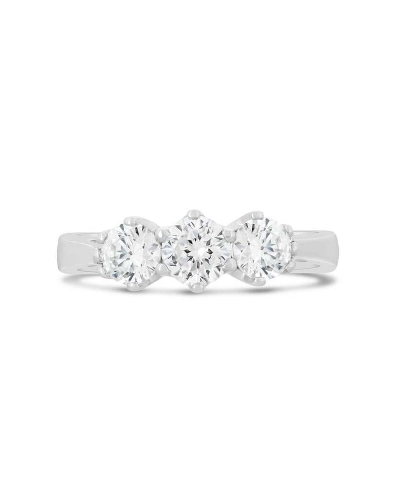 Anello Trilogy Modello Dior con Diamanti