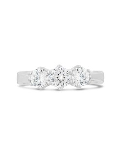 Anello Trilogy Dior con Diamanti