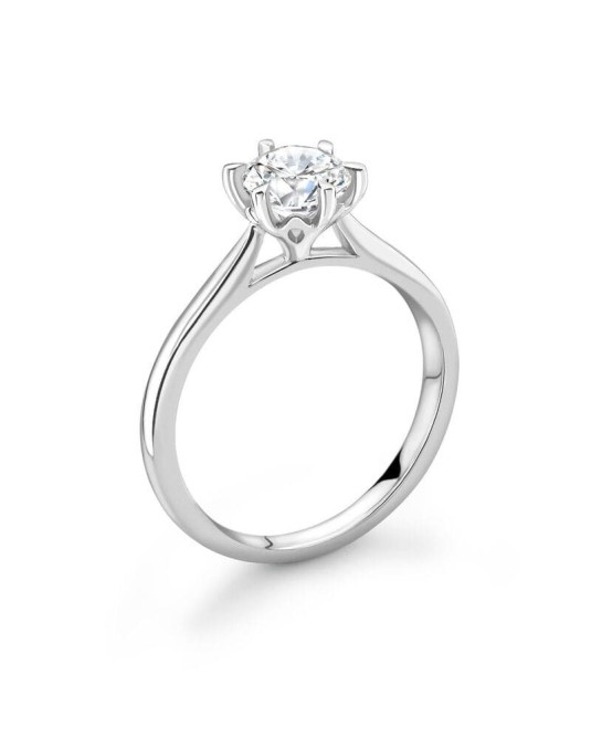 Solitario Anniversario Modello Hermes con Diamante