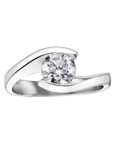 Anello Contrarie Tiffany con Diamante