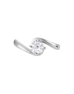 Anello Contrarie Modello Damiani con Diamante