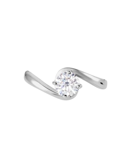 Anello Contrarie Damiani con Diamante