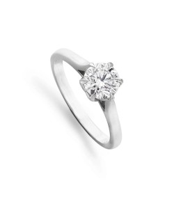 Solitario Matrimonio Modello Cartier con Diamante